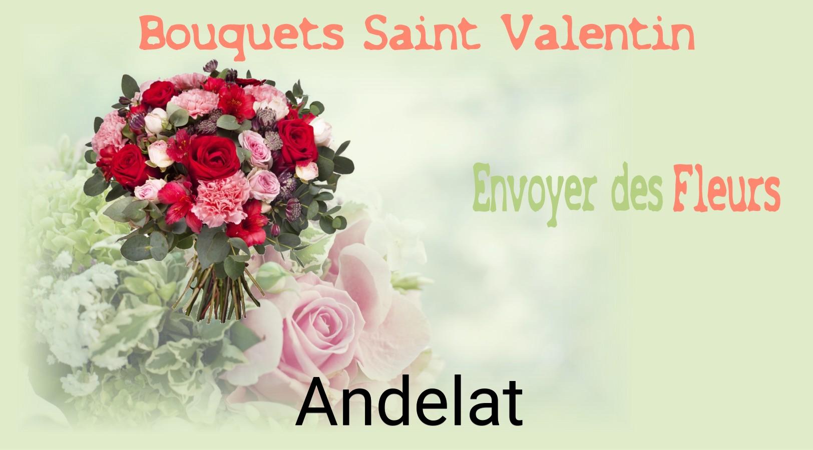 Roses de Saint-Valentin livrées à Andelat
